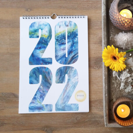 2022 limited edition Art Calendar SASKIA Art and Healing