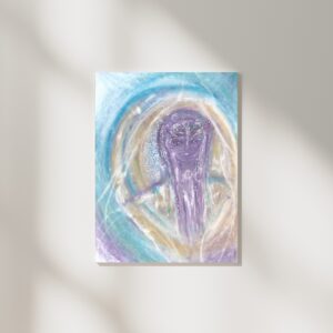 Purple Lyran standing in a portal