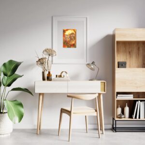 Leo – The Warmth of the Lion Couple | Original Watercolor on Museum Paper A4 (21 x 29.7 cm)