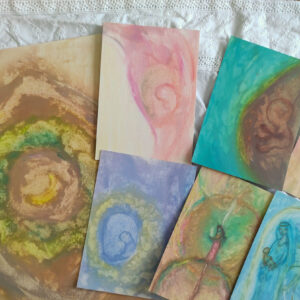 Set of 6 Motherhood & Birth A6 Cards + ART Print